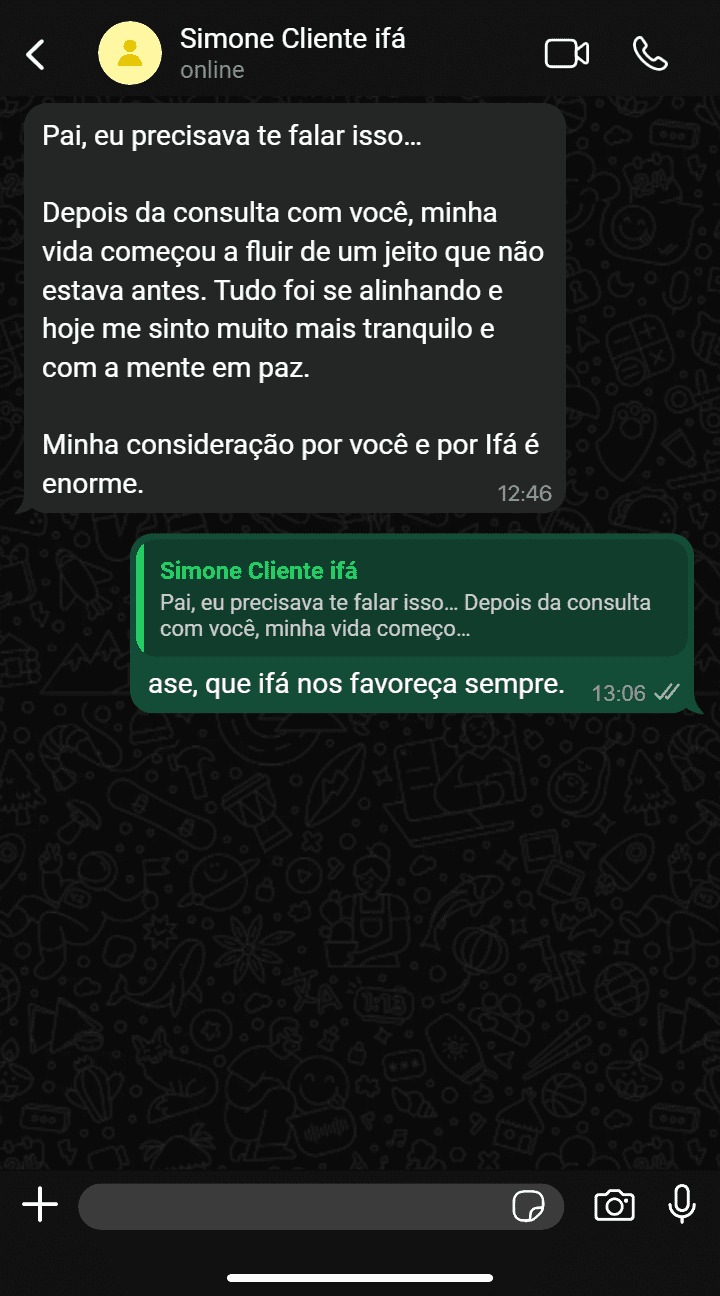 consulta com babalawo Ifá - 08