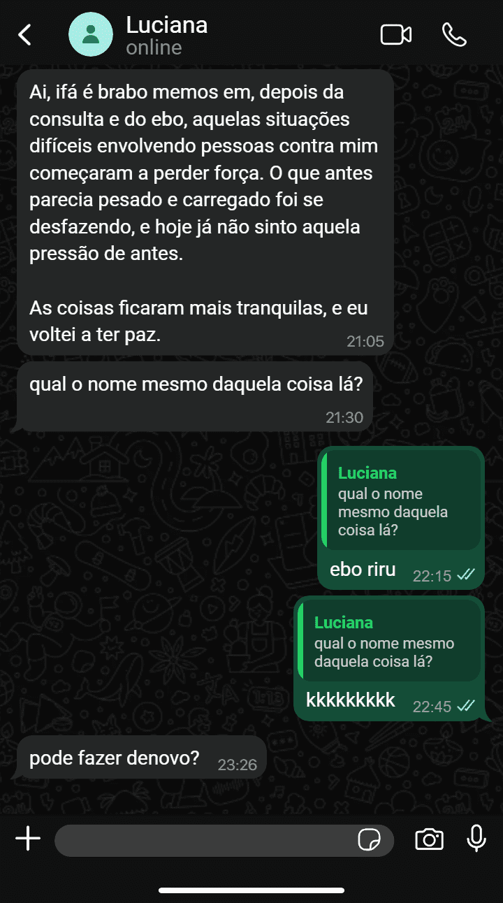 consulta com babalawo Ifá - 04