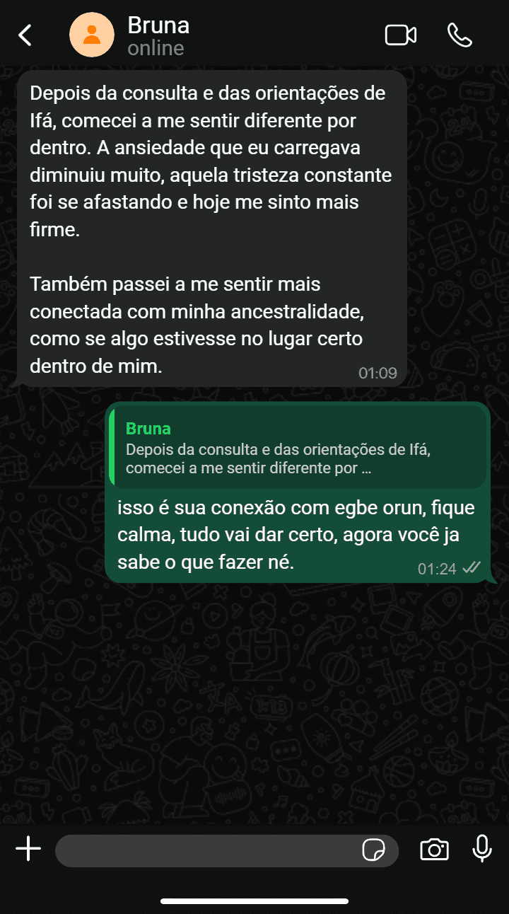 consulta com babalawo Ifá - 02