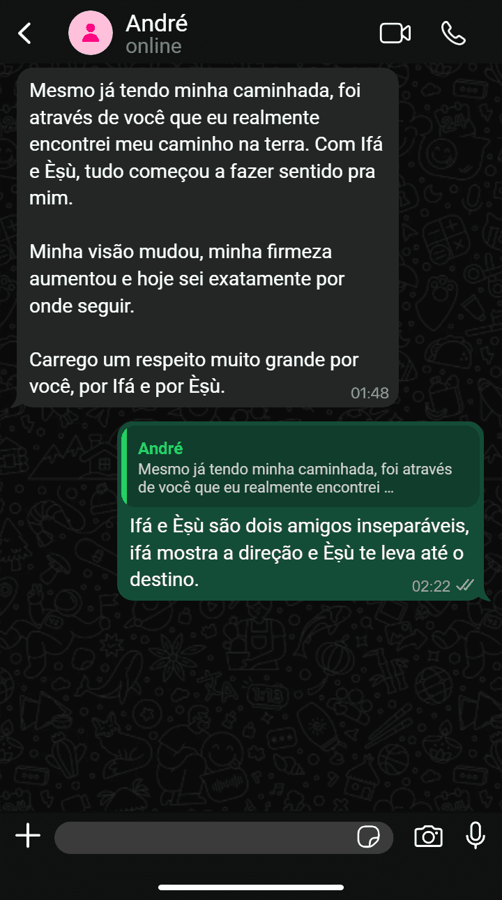 consulta com babalawo Ifá - 03