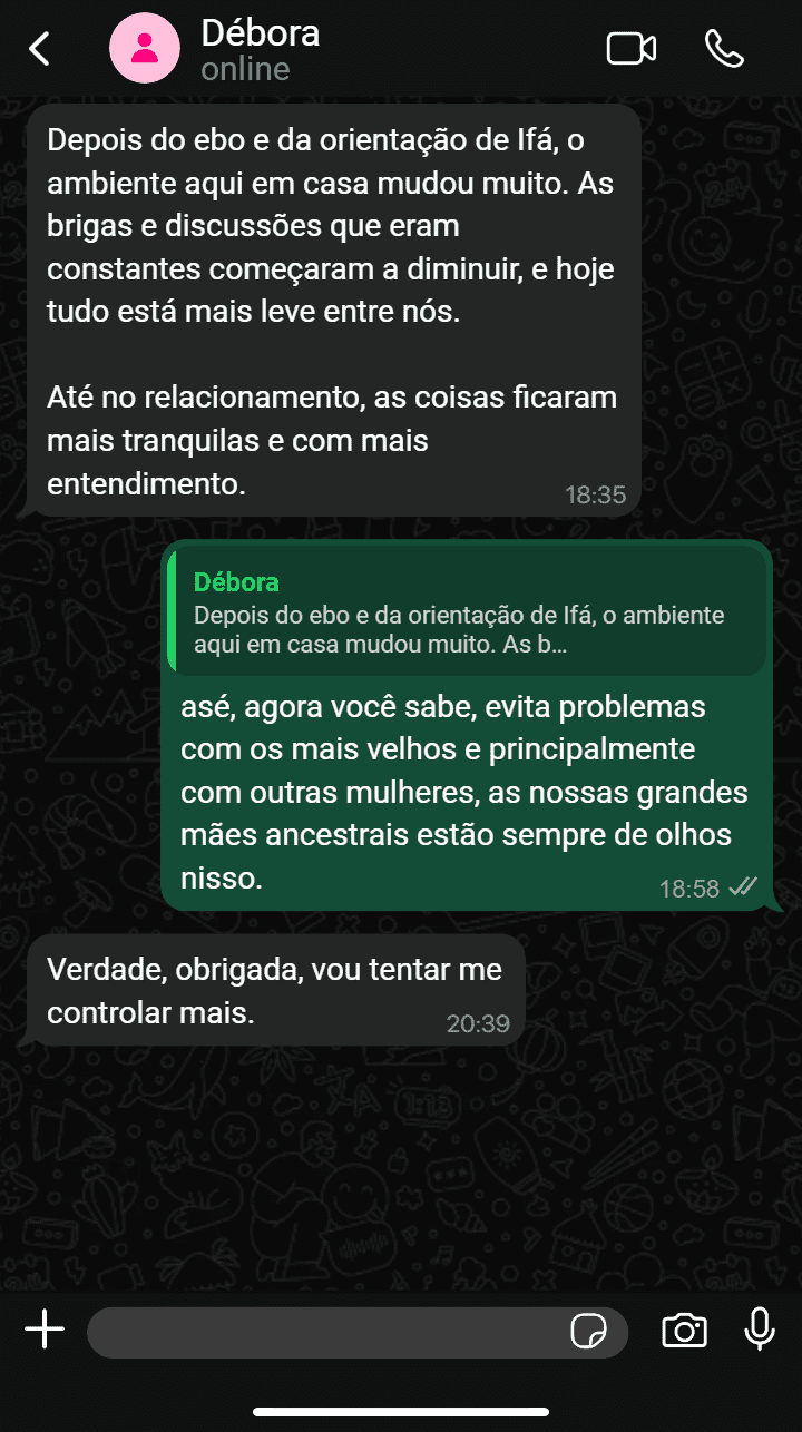 consulta com babalawo Ifá - 01
